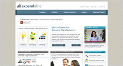 Desktop Screenshot of expandable.com